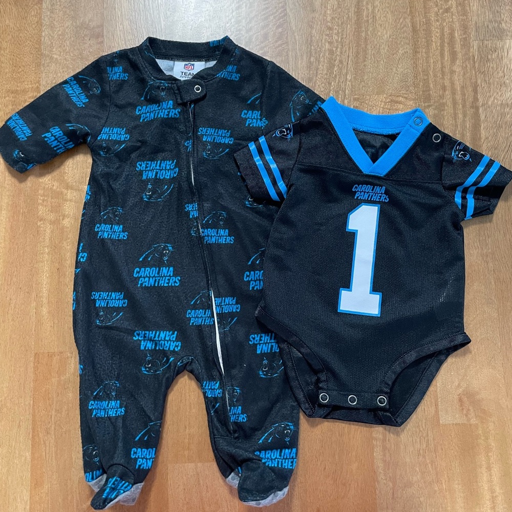 NFL Carolina Panthers Infant Set Jersey Cam Newton
